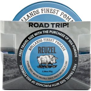 Reuzel - Pomade Blauw - 95 gram - Sterke Hold - Hoge Glans