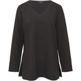comma - Blouse - Crêpe - V-hals - Langwerpig