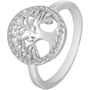 Di Lusso - Ring Chelles - Zirkonia - Zilver 925 - Dames - 17.00 mm