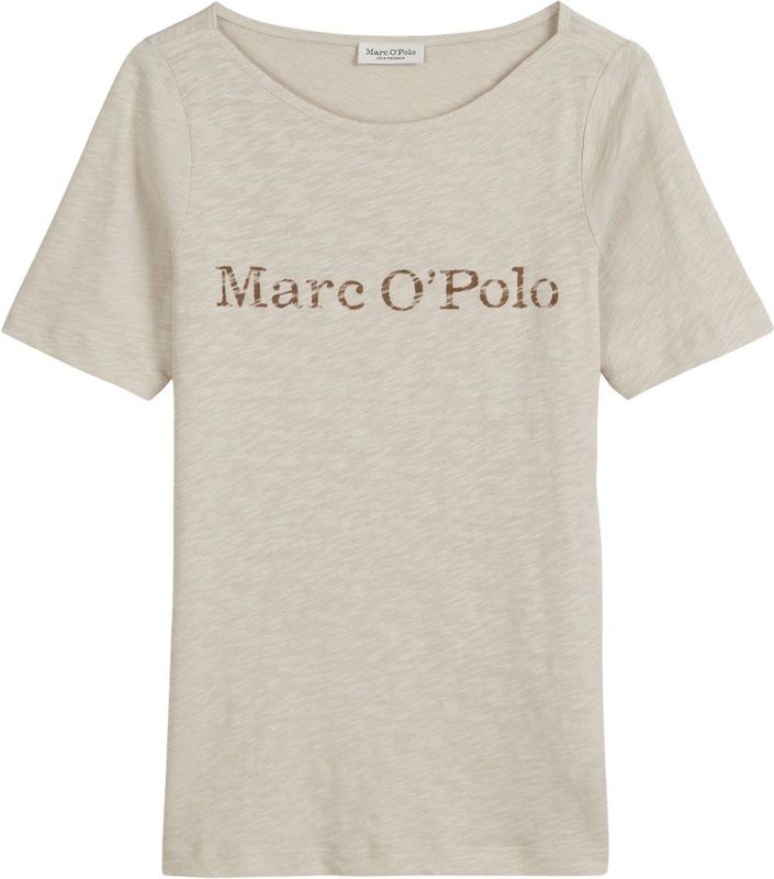 Marc O'Polo - T-shirt - Silky Stone - Biologisch Katoen