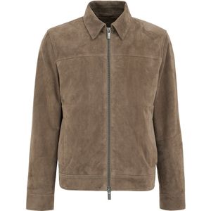 Van Gils - Heren Jack - Beige - Suède