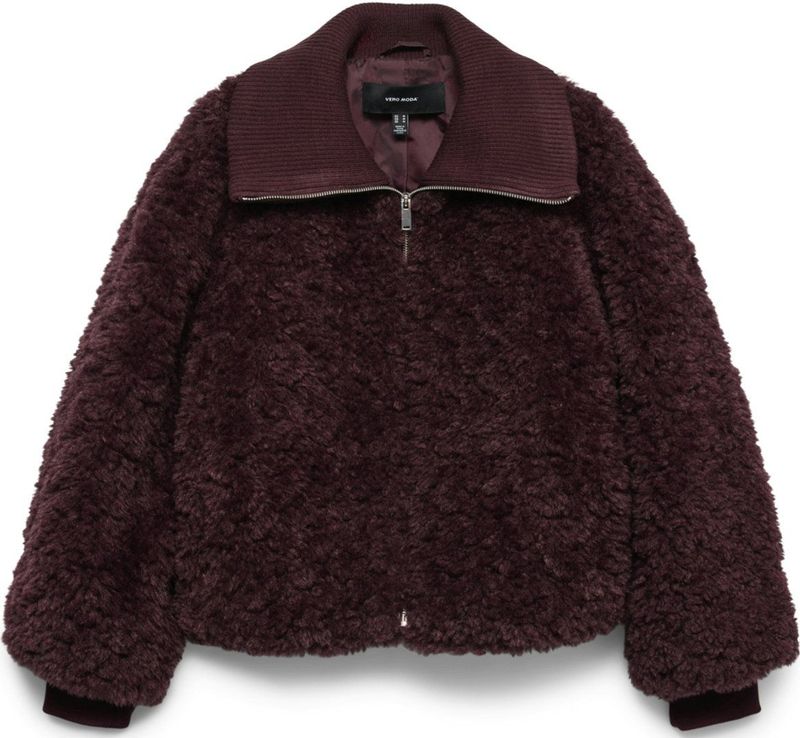 Vero Moda Jas Vmella Short Jacket 10336488 Winetasting Dames Maat - M