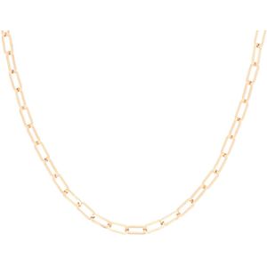OOZOO Jewellery - rosé goudkleurige ketting met grove schakels - SN-2017