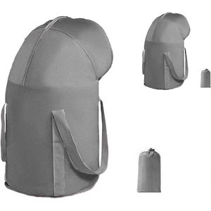 Voetbad-Voetenbad Inklapbaar -voetenbad-2-delige voetenbad - Draagbaar voetenbad, opvouwbare pedicure-emmer, voetwasbak voor buiten, kamperen, reizen, pedicure-spa-emmer - Grijs - 66x30cm