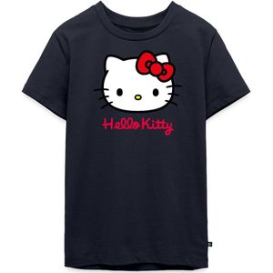 Hello Kitty Klassiek Portret Met Hello Kitty Tekst Premium T-Shirt Tiener