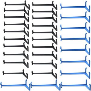 30 stuks Fruitbomen Taksteunen en Takspreiders van Kunststof - Drukbestendig en Sterk Spreidend (Blauw/Zwart)