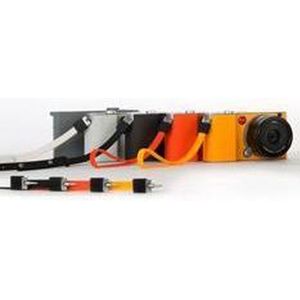 Leica Neck strap silicon orange-red