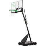 Salta Guard – Basketbalpaal voor kinderen en volwassenen – Verstelbare hoogte 230 - 305 cm – Verrijdbaar basketbalstandaard met dunkring system – Zwart