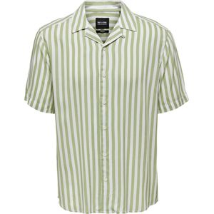 Only & Sons Overhemd Onswayne Life Ss Viscose Shirt Noos 22013267 Swamp Mannen Maat - S