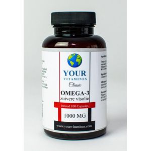 Your Vitamines Classic Omega-3 Zuivere Visolie 100 Caps