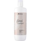 Indola Blonde Expert Insta Strong Shampoo 1000ml - Normale shampoo vrouwen - Voor Alle haartypes