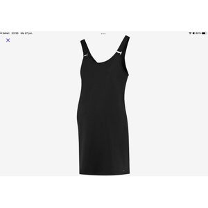 Love2Wait Dungaree Dress Sweat Black M