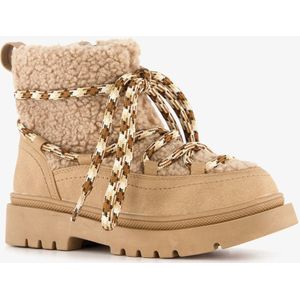 Blue Box meisjes teddy boots beige - Maat 30