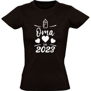 Ik word Oma in 2023 Dames Shirt | Zwanger | In verwachting | Aankondiging Zwangerschap | Bekendmaken | Bekendmaking | Kind | Baby | Geboorte | Meisje | Jongen | Shirt