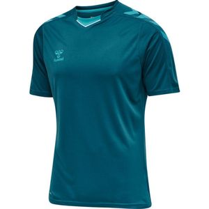 Hummel Core XK Poly Shirt Heren - sportshirts - blauw - Mannen