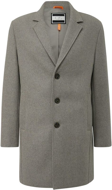 Vacht - Wolblend - Jas - Normale Pasvorm - Keperstof