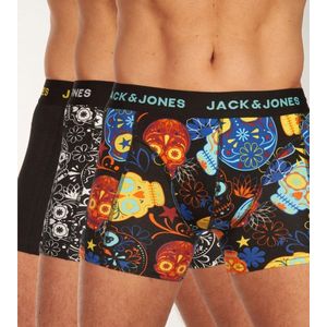 Jack & Jones 3-Pack heren boxershort - Skull Black/Black - XXL