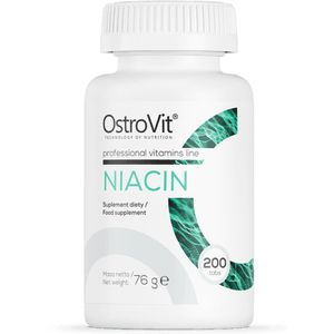 Mineralen - OstroVit Niacin 200 tabletten -