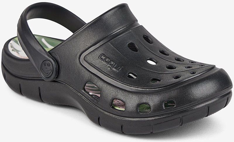 Dames slippers coqui jumper 6352 zwarte moderne tropical 37