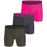 Björn Borg Sports Microfiber Boxershorts Heren (3-pack) - Maat L