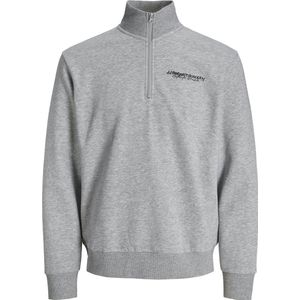 JJ Rebel - JREBZACK - Sweatshirt - Grijs Gemêleerd/Zwart