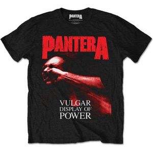 Pantera - Red Vulgar Heren T-shirt - S - Zwart