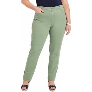 5-pocket stretch katoenen broek met rechte pijpen