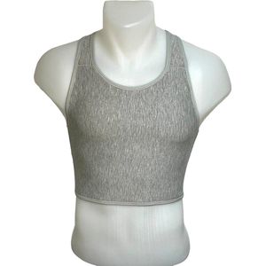 TransUndeez - sport chest binder - kort - grijs - M