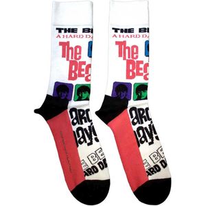 The Beatles - A Hard Day's Night Colours Sokken - Wit