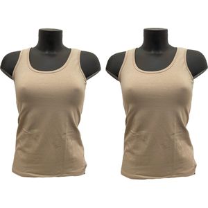 Embrator dames Hemdjes 2-stuks beige maat M