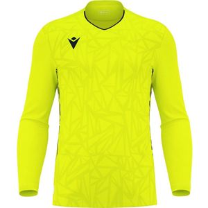 Macron - Corvus Eco - Keepershirt - Fluogeel / Zwart - Lange Mouw - Kinderen