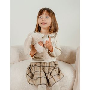 Tweekleurige Babyjurk - Beige - Jerseyjurken