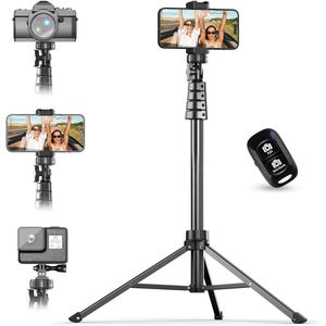 Allecto plus - Draagbaar statief voor actiecamera met afstandsbediening - Ideaal voor vloggen