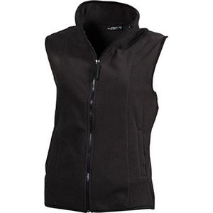 James and Nicholson Vrouwen/dames Microfleece Vest (Donkergrijs)