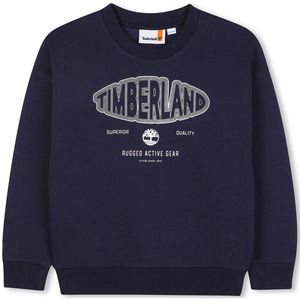 Timberland - T60544 - Sweatshirt - Blauw - 10 Years - Jongens
