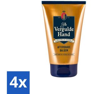 De Vergulde Hand - Aftershave Balsem - Voor Gevoelige de Huid - 100 ml - Voordeelverpakking - 4 stuks