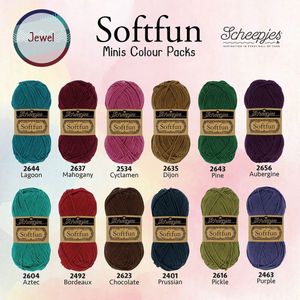 Scheepjes Softfun Colour Pack Minis Jewel