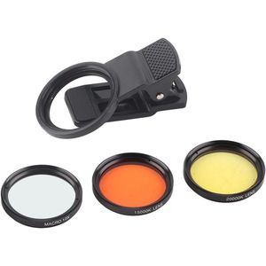 Lens Filter Set Geel Oranje Macro Lens - Zeewater Aquarium Coralen Fotografie - Macro Filter Lens voor Onderwater Fotografie en Macrofotografie
