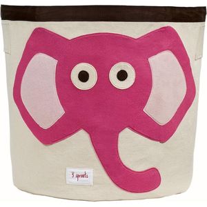 3 Sprouts - Storage Bin - Pink Elephant /Furniture /Pink Elephant