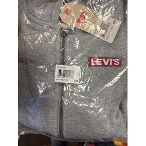 Levi's - Boxtab - Sweatshirt - Grey Heather - Volledige Ritssluiting