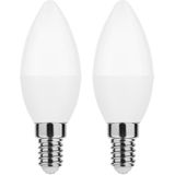 Modee - E14 LED Lamp - Neutraal Wit - 7W - 700lm - LED Kaarslamp B35 - Vervangt 54W Halogeen Gloeilamp - 2 stuks