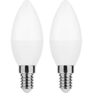 Modee - E14 LED Lamp - Neutraal Wit - 7W - 700lm - LED Kaarslamp B35 - Vervangt 54W Halogeen Gloeilamp - 2 stuks
