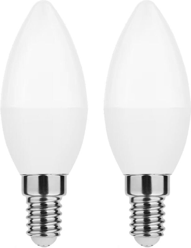 Modee - E14 LED Lamp - Neutraal Wit - 7W - 700lm - LED Kaarslamp B35 - Vervangt 54W Halogeen Gloeilamp - 2 stuks