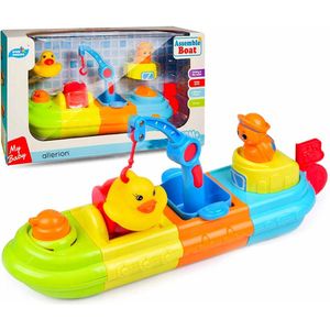 Allerion Bootjes Badspeelgoed – Vanaf 1 jaar – Opwindbare Bewegende Boot