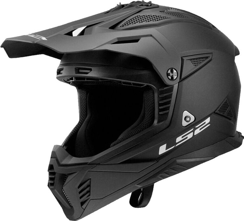 LS2 - Offroad Helm - Zwart - KPA - Verstelbare Klep