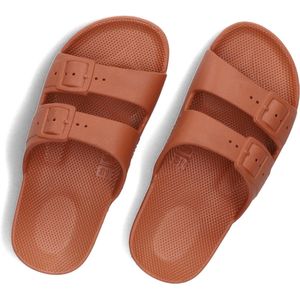 Freedom Moses - Basic Slippers - Oranje - Veganistisch Rubber