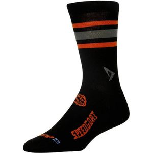 Drymax | Lite Trail Running | Crew | Trailsokken | Unisex | Speedgoat Black/Orange/Green | 38-40.5 -
