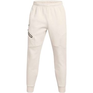 Under Armour - Unstoppable Fleece - Jogger - Wit - Fleece Materiaal