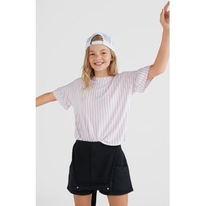 O'Neill T-Shirt Girls AOP Lilac Ao 2 140 - Lilac Ao 2 95% Viscose, 5% Elastane Round Neck