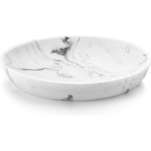 Zeepdispenser Tray - Luxe marmer design - 1 stuk - Gravel Wit - Kunststof